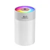 Essentialoljor diffusorer lysande luftfuktare hushållsskrivbord litet vattentillskott spray luft luftfuktning USB bil bärbar nattljus 260 ml 231023