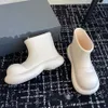 Balencigaa Luxury Balenicass Platform Designer Best Quality Paris Letter Boots Rain Boots Migne Novelty Chaussures imperméables