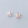 Boucles d'oreilles XLC28 en argent Sterling 925 véritable, étoile de mer, bijoux mignons pour femmes et filles, accessoires d'été