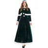 Costume de Cosplay de noël pour femmes, Costume de styliste, Costume de fête de noël, robe châle du père noël, ample et confortable