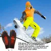 Sporthandskar USB Hot Gloves Waterproof Touch Screen Winter Snowboard Handskar Vattentät utomhus campingskidåkning Motorcykelhandskar 231023