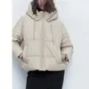 Parka d'hiver en cuir et fourrure pour femme, manteau chaud à capuche, manches longues, vêtements d'extérieur pour moto, noir