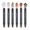 Ögon Shadow Set av 6st Makeup Eyeshadow Stick Pen Cosmetics Shimmer Pencil Kit varaktiga Pigment Vattentäta färgglada verktyg 231023