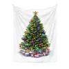 Tapisseries Tapisserie d'arbre de Noël Année Décoration Tenture murale Tapis de Noël Home Deocr Yoga Pad Couvre-lit Tapis de plage Cadeau 231023