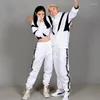 Stadiumkleding Hip Hop Danskostuums Vrouwelijke Street Dancewear Mannen Jazzdansen Prestatiekleding Volwassenen Moderne outfit