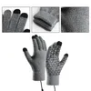 Sporthandskar USB varm handhandskskärm Touch USB Electric Heat Glove Thermostatic Ski Rider Protection 231023