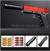 New Toy Pistol Plastic EVA Foam Darts Bullets toy Gun Model Pistol Beginner Aim Train Handgun Boys DIY Gift