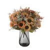 Dekorative Blumen Sonnenblumen Seide Künstlicher Blumenstrauß Große Sonnenblume Hochzeit El Zier Gänseblümchen Chrysantheme Weihnachtsfeier Geschenk