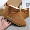 Designer Australia Boots Luxe dames Tazz-slippers Dames mini Ultra Tasman-laarsschoenen platform Enkellaarsjes suède warme winterwol uggg