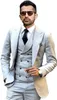 Men's fashion set 3-piece men's slim fitting tuxedo used for family weddings ball dresses and men's casual tuxedos 231023