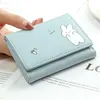 Wallets Women 4 Color Money Bags Short Cute Small Purse Women's Student Card Holder Girl ID Bag Coin