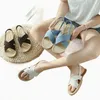 crocuses girl sandals thong woman Vintage rope Fashion trainers buckle house slippers summer loafers 2022 X3UX#