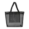 Sacs de rangement Sac de douche utile Robuste Pratique avec poche Multi-fonction Voyage Mesh Beach Toiletry