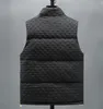 Gilet pour hommes gilet bouffant à carreaux hommes gilet de créateur en coton épais et chaud