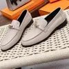 Neueste Freizeitschuhe, klassische Knopfleiste, gesteppte Damen-Loafer, Frühling, flache Strand-Halbhausschuhe für Damen, modische Espadrilles, Fisherman-Büroschuh aus 100 % Leder