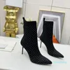 2023 Woolen Boots With Fly Woven Upper Czech Diamond and Fashionable High-End Design