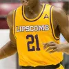 قمصان كرة السلة المخصصة لكرة السلة قمصان مخصصة Lipscomb Bisons كرة السلة Jersey NCAA College Garrison Mathews Ahsan Asadullah KJ Johns