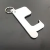 Sublimation Keychain Germ Free Key Chain Non-contact Door Handle Keychain Wooden DIY Blank Key Rings Safety Touchless Door Opener A03