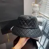 Hink hatt designer rutig svart brun sol hatt mode stor-rim hatt