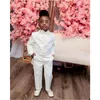 Men's Suits Ivory White Boy Formal 2 Pieces Jacket Pant Tuxedos Little Boys Kids For Wedding Party Evening Blazer Birthday Wear