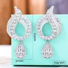 Boucles d'oreilles pendantes GODKI MAXI Tredny, breloques goutte d'eau pour femmes, fête de mariage, zircone cubique, bijoux de dubaï à la mode