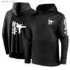 Erkek Hoodies Sweatshirts Kyokushin Karate Baskı Moda 2023 Yeni Adam İlkbahar ve Sonbahar Düz Renk Hoodies Harajuku Sıradan Sweatshirt Külot Üstler Q231023