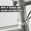 TiTo Titanium 4/6 pièces entretoises de casque de vélo 1-1/8 pouces 5-10-15-20-25-30mm entretoises de tige de guidon de vélo sans fil pour VTT BMX vélos de route de montagne cyclisme