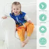 Pyjama's MICHLEY Halloween-babykostuum Slaapzak Kinderen Print Mouwloos met voeten Unisex Nachtkleding Slaapzak Pyjama's voor meisjesjongen 1-6T 231023