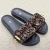 Feel slippers slide flat rubber sandal satin summer beach womans mens Mule Size 35-46 fashion classic sandale luxurys Designer Shoes with box outside comfort Sliders