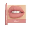 Nude Pink Mat Lipstick Pen Matte Solid Light Waterproof Waterproof Długo trwałe szminka Pentr Lip Penter Lips Make Up 12 Colours