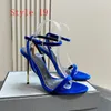 Damen-Sandalen, französische spitze Zehen-Schuhe mit hohen Absätzen, dünner Absatz, Luxus-Designer-Brief-High-Heel-Frauen, Runway-spitze Zehen-niedriger Damen-Markenschuh