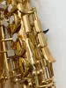 Saxophone Alto professionnel original 62 modèle de structure un à un bouton de coque en laiton plaqué or instrument de musique sax alto 00