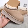 Designer Australia Boots Luxe dames Tazz-slippers Dames mini Ultra Tasman-laarsschoenen platform Enkellaarsjes suède warme winterwol uggg