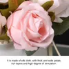 Decorative Flowers Hand Tie Artificial Rose Bouquet Flower Bunch Living Room El Tea Bud Office Fake Home Decor Mini Wedding Party 12 Heads