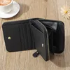 Wallets CAIBAN 2023 Unisex Purse Simple And Compact Zipper Retro Short Multi-functional Multi-card Holding Money Clip Wallet