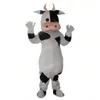 High quality Milk Cow Mascot Costume Carnival Unisex Outfit Adults Size Christmas Birthday Party Outdoor Dress Up Promotional Props