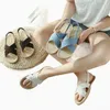Krokussen meisje sandalen string vrouw Vintage touw Mode trainers gesp huis slippers zomer loafers 2022 z0i6 #