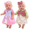 Dock Apparel Dollkläder 40 cm Baby Dollkläder Set Wool Jumpsuit Hat Sock Lämplig för 17 tum födda dockkläder 231023
