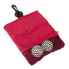 Sacs de golf 1PC sac en tissu de balle porte-tack pochette de rangement en maille pour fournitures d'entraînement en plein air accessoires 231023