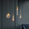 Lampy wiszące kreatywne bąbelki LED Crystal Light