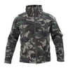 Herrjackor vinter militär fleece jacka män mjuk skal taktisk vattentät armé kamouflage coat airsoft kläder multicam vindbrytare 231021