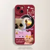 and Cute Pet Suitable for Apple 14 Phone Case Iphone 15 Promax Couple 7/8 Plus Personality 13 New