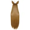 アニメゲームGenshin Impact Miss Wig Gorou Groudient Long Hairs Hairpin Free Wig Cap MS Hina Cosplay