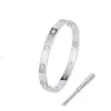 Nail Bracelet Stainless Steel 18k Gold Plated Screwdriver Screw Bangle for Couple