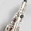 Silver 82 Professional Alto Saxophone E-platt en-till-en-struktur Japanskt hantverk Jazz Instrument Alto Sax Hand snidade mönster