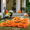 7,5 stóp Halloween Decor Decor, donflatibles Outdoor Decor Decor Inflatible Pumpkin, Halloween Decor Blow Ups Dynia na podwórko, imprezę, Garden 7 Wbudowane światła LED Zestaw LED Zestaw