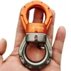 Carabiners 30KN Outdoor Rock Climbing Carabiner Obrotowe złącze uniwersalne pierścień gimbal joga huśtawka Hammock Rope obrotowe złącze obrotowe 231021