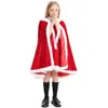 Cosplay Kerstkostuum Dames Ontwerper Cosplay Kostuum Kledingstijl Van China Rode Feestelijke Jurk Met Sjaal Nieuwjaar Ouder-kind Outfit