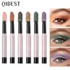 Lidschatten Qi Perledscent Seidenraute Lidschatten Bleistift dauerhafte Glitzer glänzende Pigment Make -up wasserdichte nackte Matte Lidschattenstift für Frauen 231023