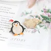 Dingle örhängen 2023 söt pingvin pärla hög kvalitet vintage halloween xmas smycken för kvinnor uttalande gåva